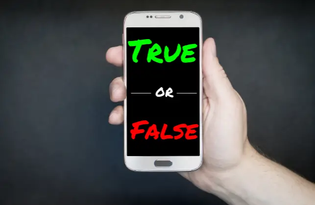 True or False Quiz Questions and Answers: A Stroll Down Memory Lane
