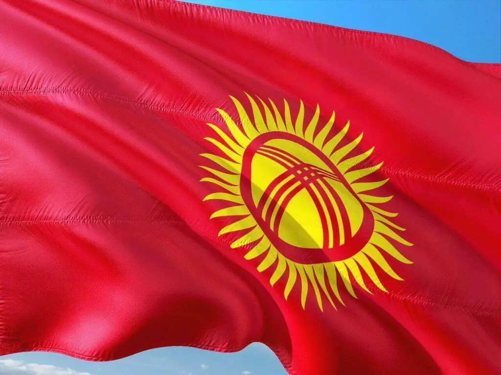 15. Kyrgyzstan flag