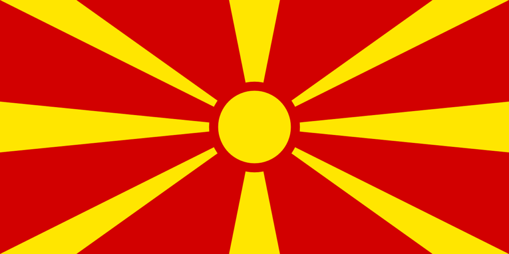 24. macedonia flag