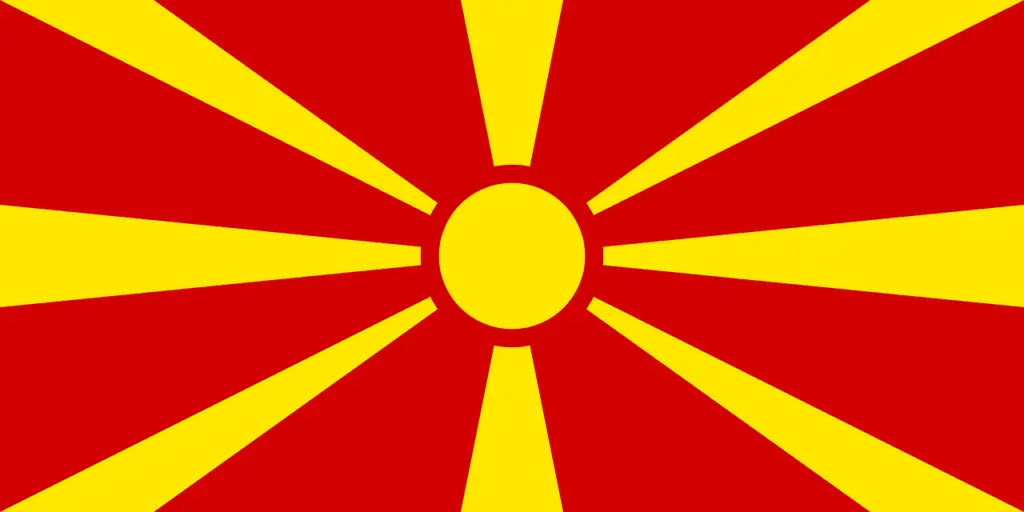 24. macedonia flag