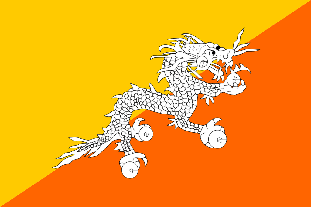 25. bhutan flag