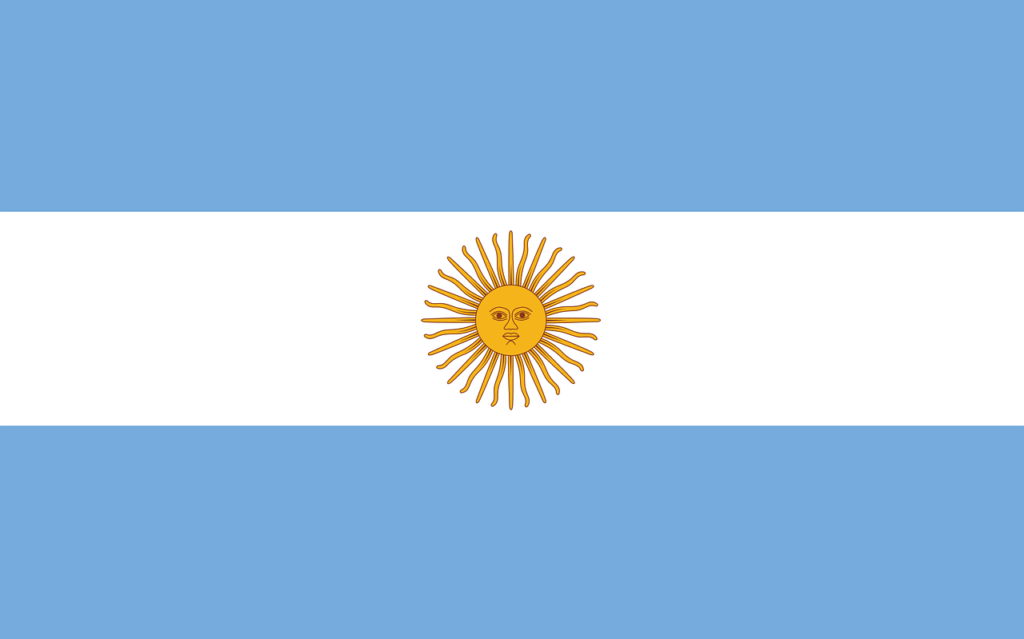9. argentina flag